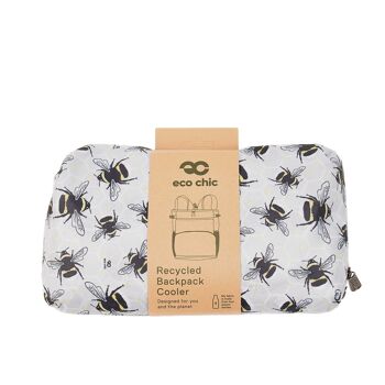 Sac à dos pliable léger Eco Chic Bumble Bees 3