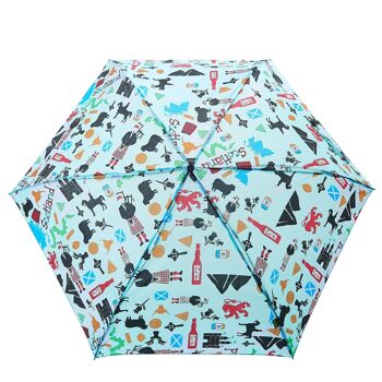 Mini Parapluie Pliable Eco Chic Montage Ecossais 2