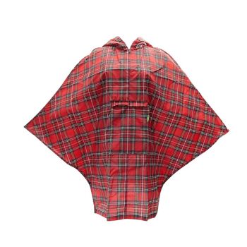 Poncho Tartan Adulte Pliable Imperméable Eco Chic 2