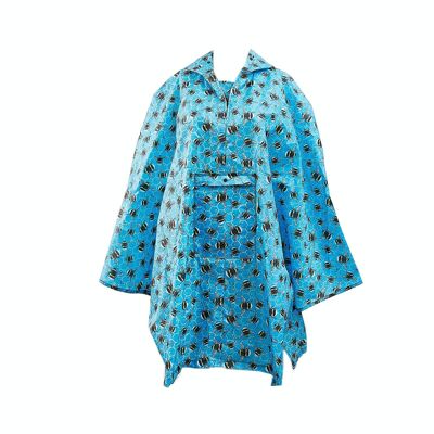 Poncho adulte pliable imperméable Eco Chic Bumble Bees