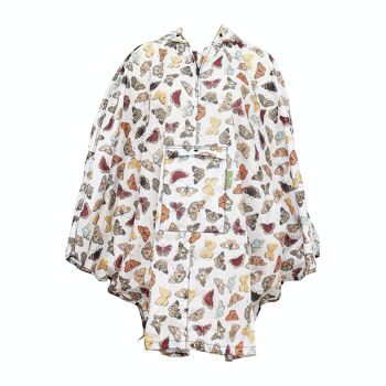 Poncho Adulte Pliable Imperméable Eco Chic Papillons Sauvages 1