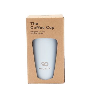 Tasse à café isotherme Eco Chic Bleu 4