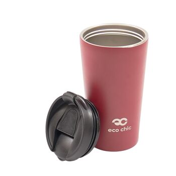 Tasse à café isotherme Eco Chic Rouge 2
