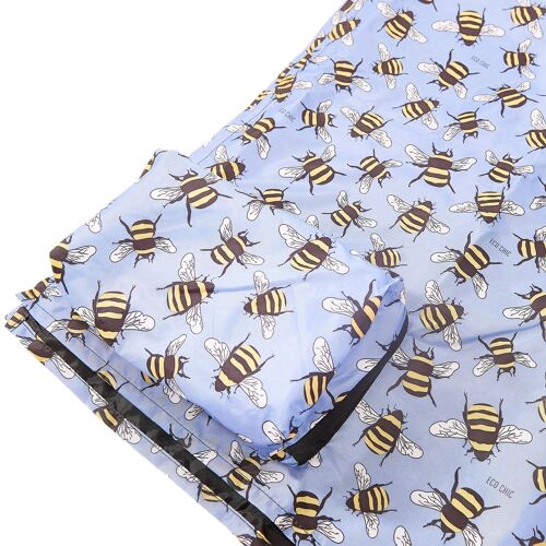 Eco Chic Foldable Picnic Blanket Bees