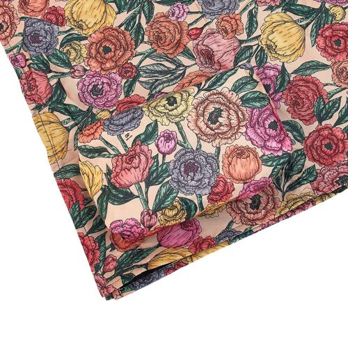 Eco Chic Foldable Picnic Blanket Peonies