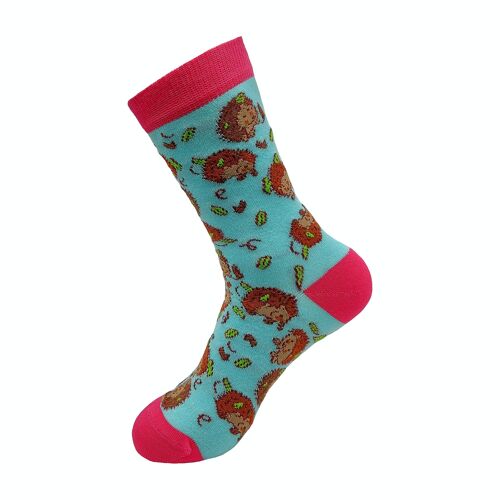 Eco Chic Eco-Friendly Bamboo Socks Hedgehog