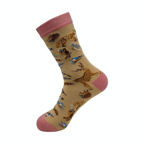 Eco Chic Eco-Friendly Bamboo Socks Woodland