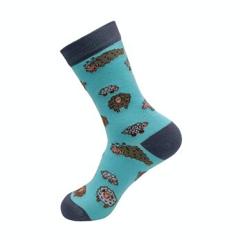 Eco Chic Chaussettes en bambou écologiques Moutons mignons 1