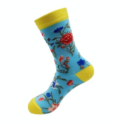 Eco Chic Eco-Friendly Bamboo Socks Floral