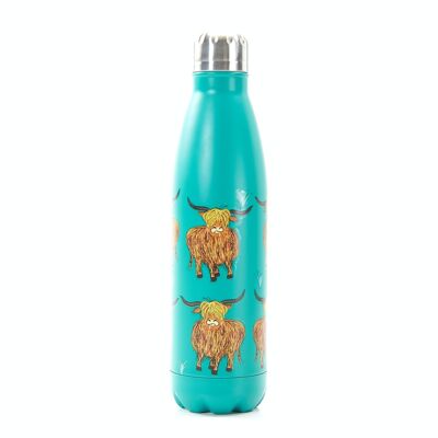 Eco Chic Thermal Bottle Highland Cow