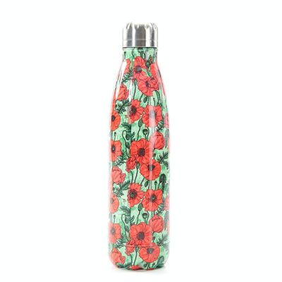 Eco Chic Thermal Bottle Poppies