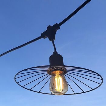 Guirlande lumineuse extérieur E27 LED CHIC CAGE LIGHT 6m 3