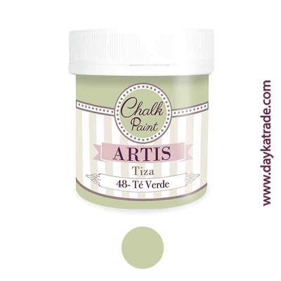 TIZA-048 TÉ VERDE PINTURA TIZA CHALK PAINT ARTIS 250 ml