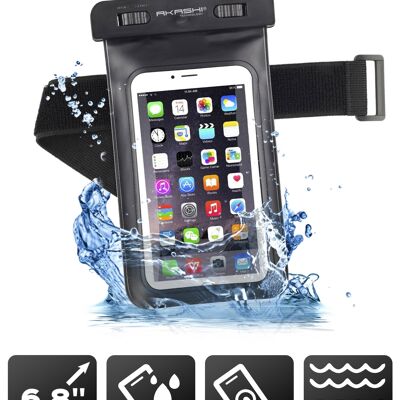 Akashi Technology - Etui Imperméable Waterproof Universel pour Smartphones jusqu'à 6.5"