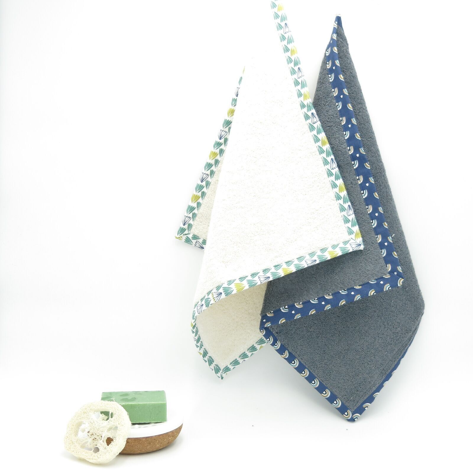 Organic cotton terry hand towel