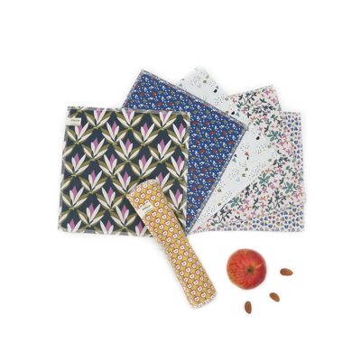 Essuie-tout lavable doublé – x 5