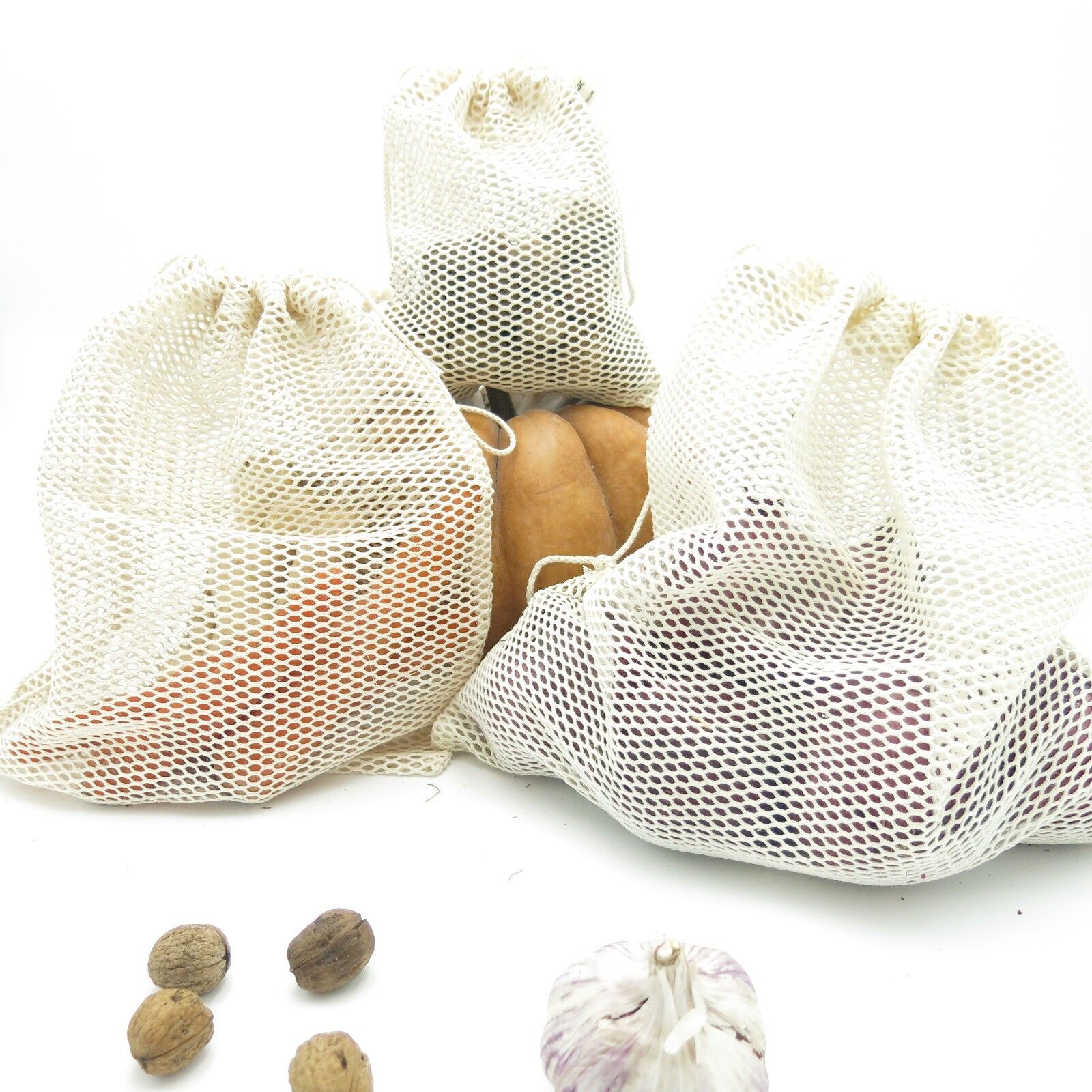 Organic cotton fruit and vegetable net