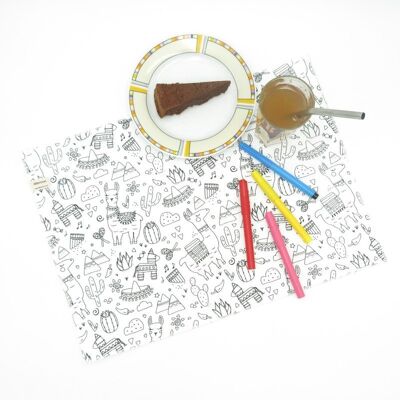 Coloring table set