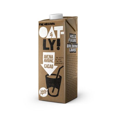 OATLY - Boisson Avoine Chocolat 1L - Vegan