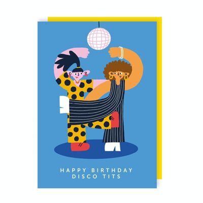 Disco Tits Card Pack of 6