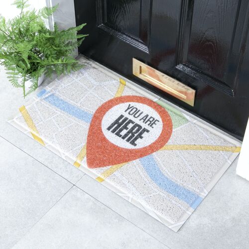 You Are Here Doormat (70 x 40cm)