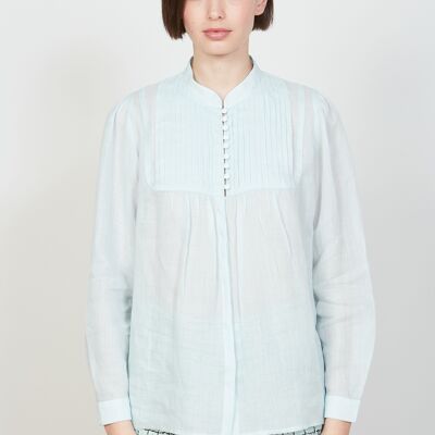 Blouse en voile de coton à la coupe ample