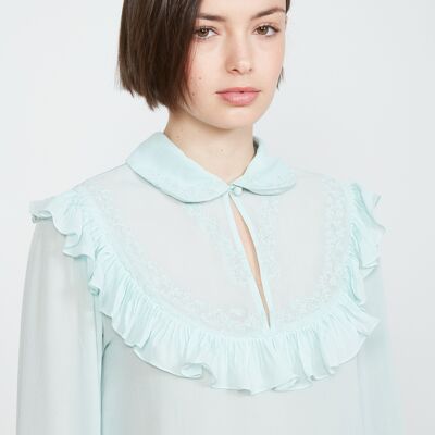 Silk crepe blouse