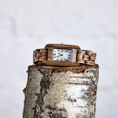 The Maple - Reloj de madera vegana hecho a mano