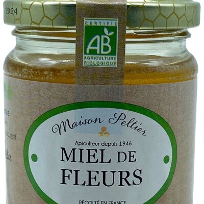 Miel de flores líquida ecológica de Francia 250g