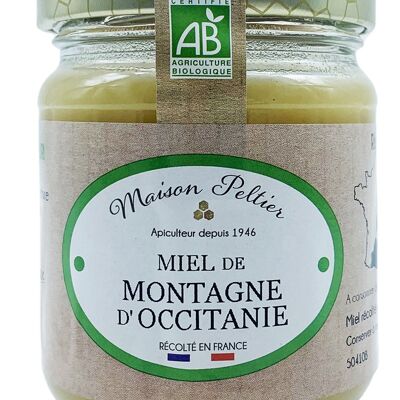 Organic mountain honey from Occitania 250g