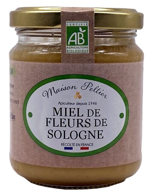 Miel de fleurs de sologne BIO 250g