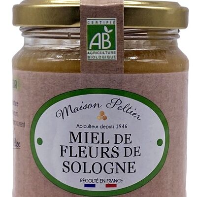 Organic sologne flower honey 250g