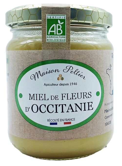 Miel de fleurs d'Occitanie BIO 250g