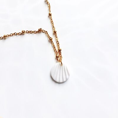 Shell necklace - Bean N ° 01