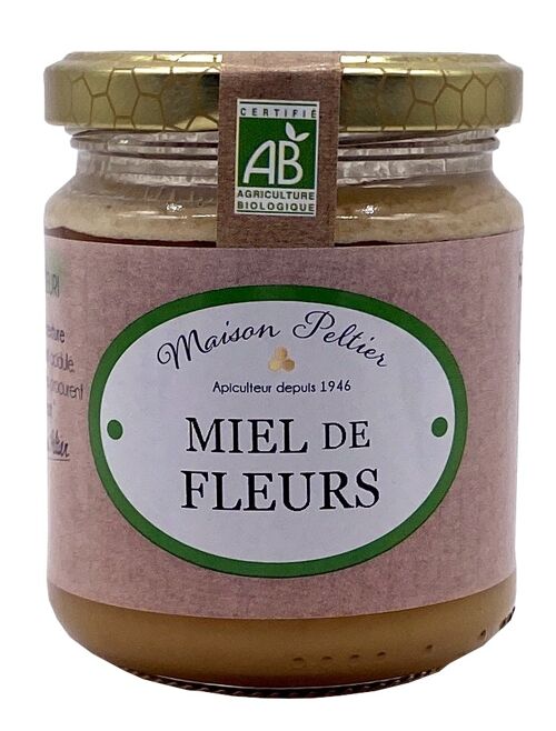 Maison Peltier Miel de fleurs BIO 250g