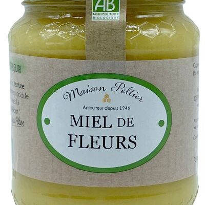 Maison Peltier Organic flower honey 500g