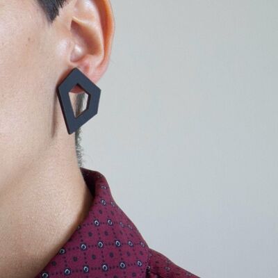 Geometrische Ohrringe | Kleine und minimalistische Ohrringe | Lyuk-Ohrringe