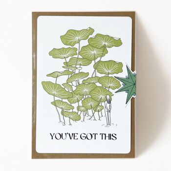 Postcard "You've Got This" - Lime Green 3