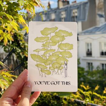 Postcard "You've Got This" - Lime Green 4