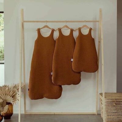 Caramel honeycomb sleeping bag 0-6 months