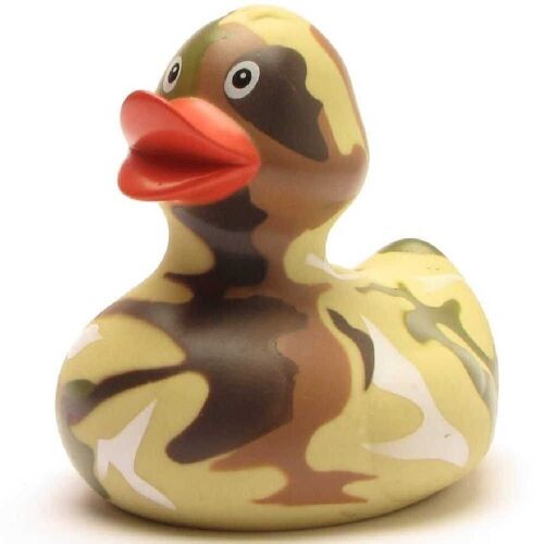 Badeente  Yarto - Camonflage  Gummiente