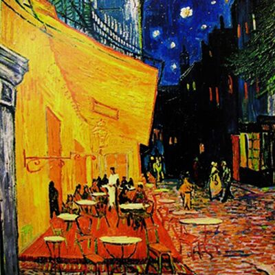 Terrasse de Cafe la nuit Poster Vincent Van Gogh