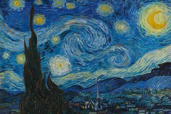 Affiche Nuit Étoilée Vincent Van Gogh 1