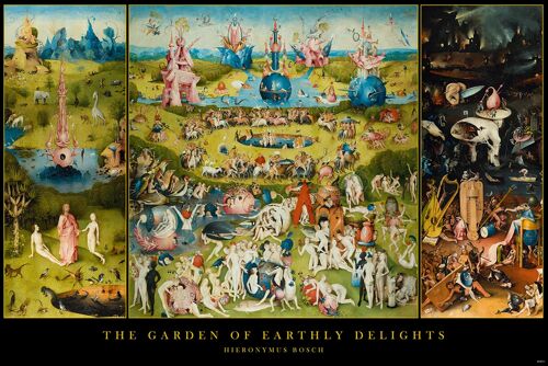 Hieronymus Bosch Poster Garden Of Earthly Delights
