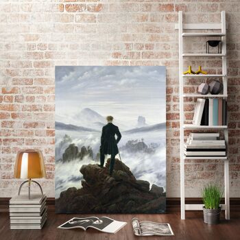 C  D Friedrich art print randonneur au-dessus de la mer de brouillard 2