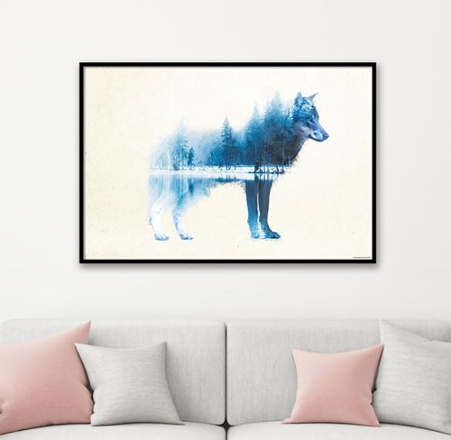 Forest Wolf Poster Madeleine