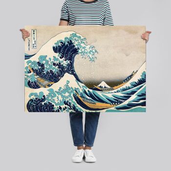 Grande vague au large de Kanagawa Poster Katsushika Hokusai 4