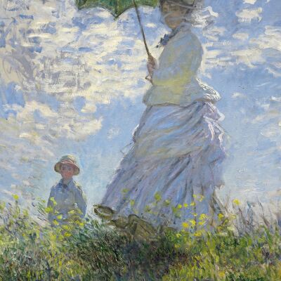 Woman With a Parasol Poster Madame Monet and Her Son