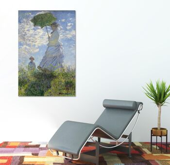 Affiche Femme au parasol Madame Monet et son fils 2