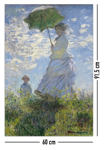 Affiche Femme au parasol Madame Monet et son fils 4